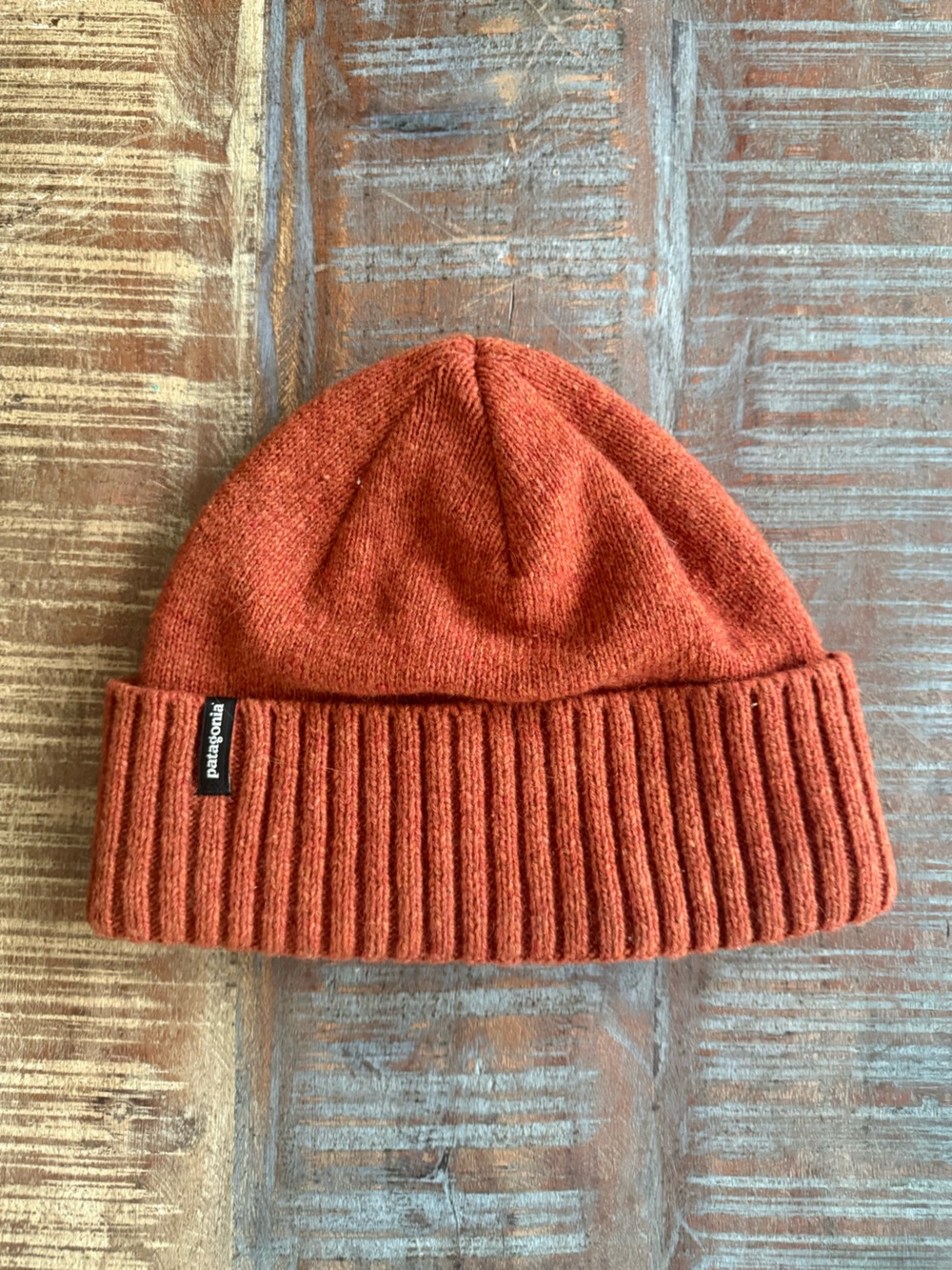 Patagonia Cuffed Rust/Orange Beanie